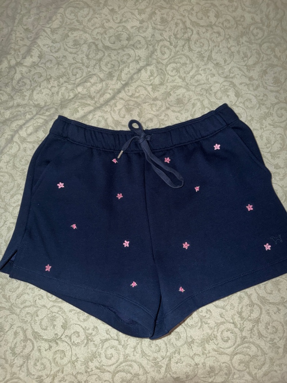 PINK Victoria's Secret Navy Shorts with Pink Accent
